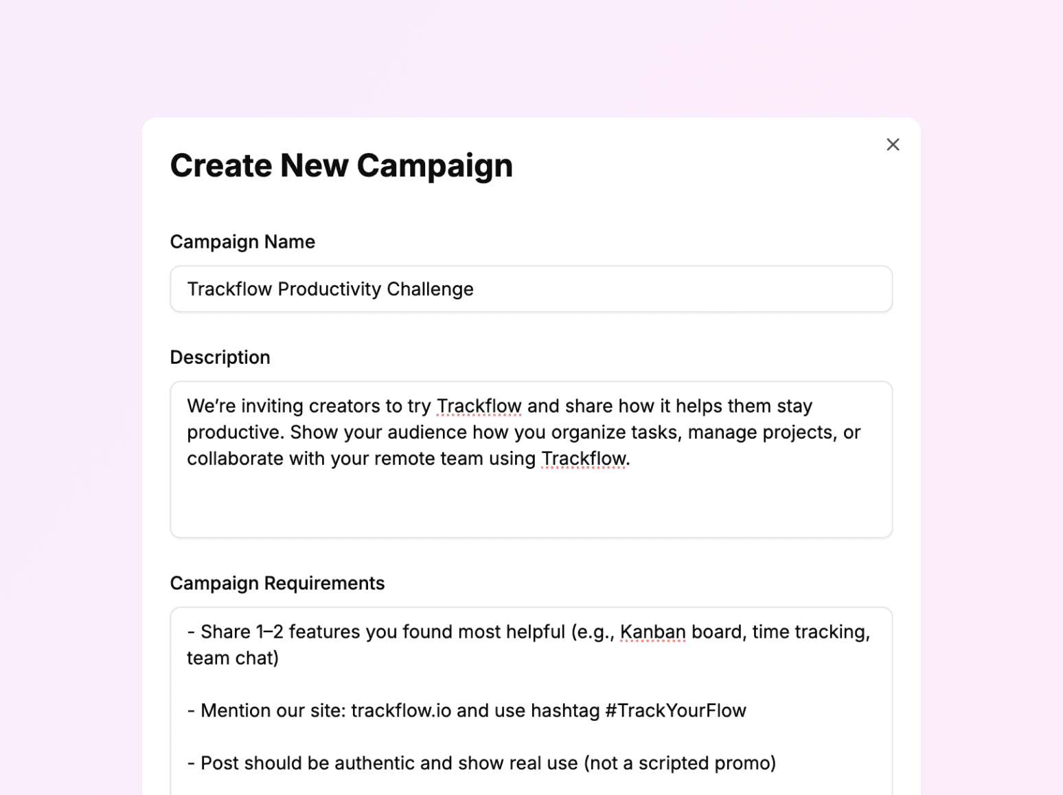 Set Up Campaigns in Minutes